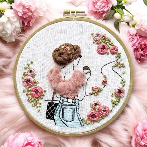 "WALK IN THE PARK" EMBROIDERY KIT